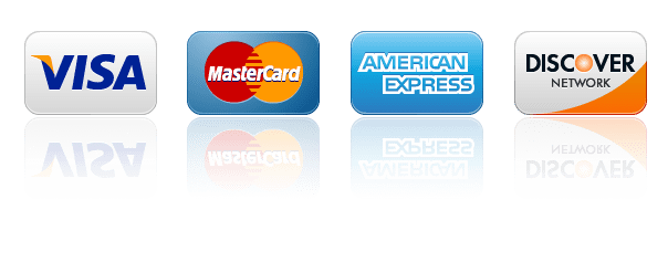 A set of four credit cards with different designs.