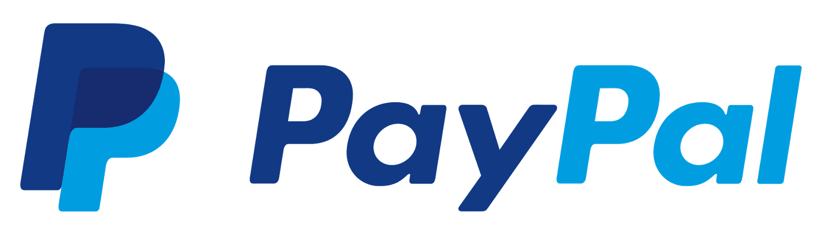 A green background with blue letters that say paypal.